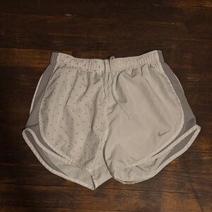 Nike Dri-Fit Women's Light Gray Athletic Shorts